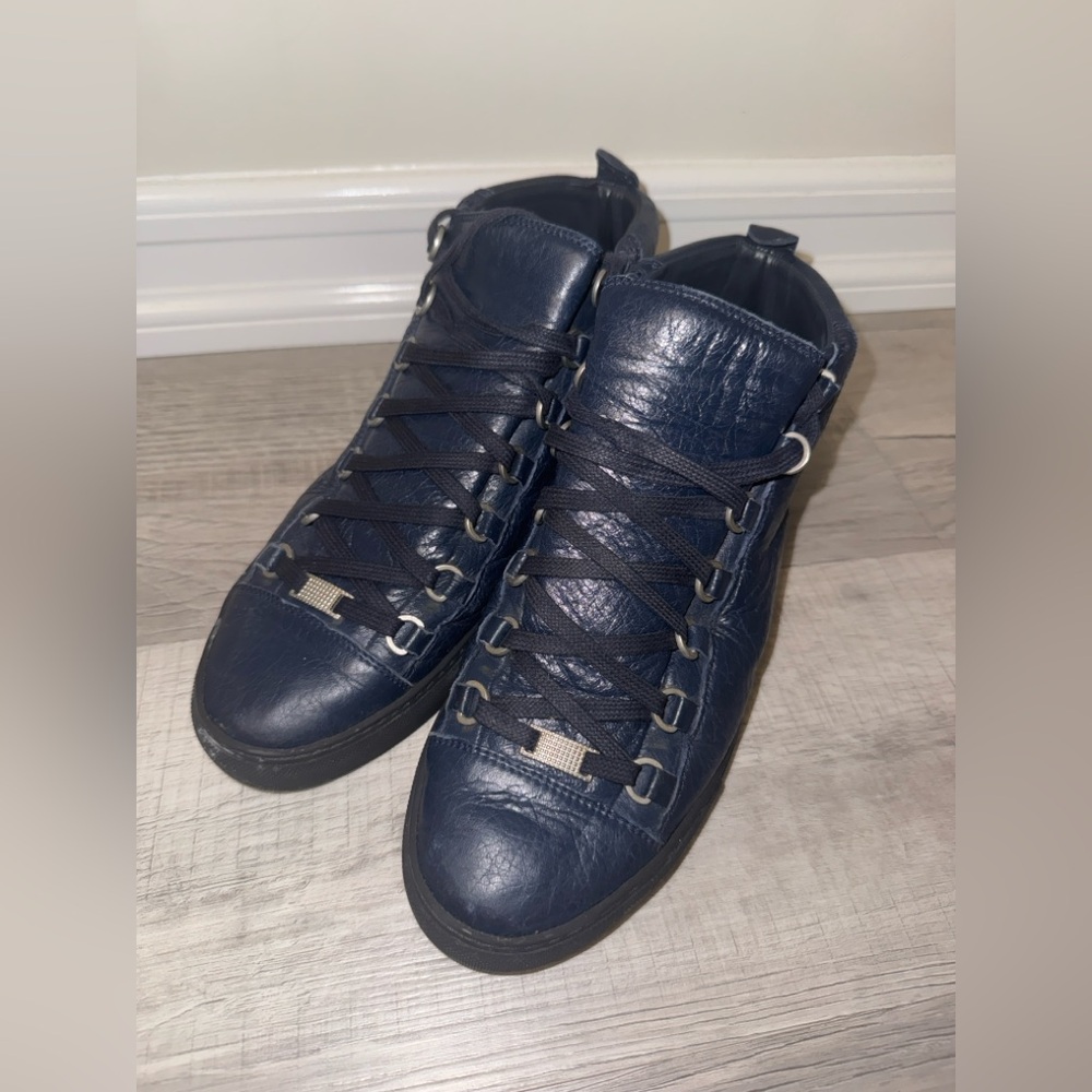 Authentic Balenciaga Arena Sneaker in Dark Night Colorway